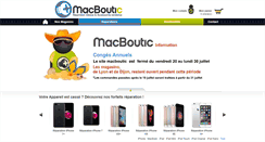 Desktop Screenshot of macboutic.fr