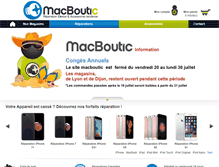 Tablet Screenshot of macboutic.fr